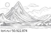 climbing loading mountain ai generated. Стоковое AI-изображение, AI-художник Vectorwin / Фотобанк Лори