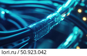 cat6 looping network cable ai generated. Стоковое AI-изображение, AI-художник Vectorwin / Фотобанк Лори