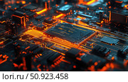 traces emitting circuit board ai generated. Стоковое AI-изображение, AI-художник Vectorwin / Фотобанк Лори