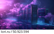 latency flying data server ai generated. Стоковое AI-изображение, AI-художник Vectorwin / Фотобанк Лори