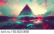 error glitching pyramid ai generated. Стоковое AI-изображение, AI-художник Vectorwin / Фотобанк Лори