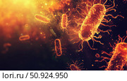 microbiology exploding bacteria ai generated. Стоковое AI-изображение, AI-художник Vectorwin / Фотобанк Лори