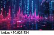 resistance transforming stock chart ai generated. Стоковое AI-изображение, AI-художник Vectorwin / Фотобанк Лори
