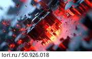 breakdown dissolving machine core ai generated. Стоковое AI-изображение, AI-художник Vectorwin / Фотобанк Лори