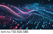 bandwidth oscillating network traffic ai generated. Стоковое AI-изображение, AI-художник Vectorwin / Фотобанк Лори