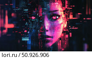 freeze glitching presentation pointer ai generated. Стоковое AI-изображение, AI-художник Vectorwin / Фотобанк Лори