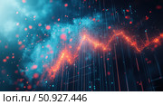 demand exploding sales graph ai generated. Стоковое AI-изображение, AI-художник Vectorwin / Фотобанк Лори