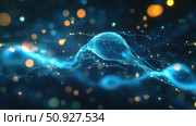 brainwaves elevating neural signal ai generated. Стоковое AI-изображение, AI-художник Vectorwin / Фотобанк Лори