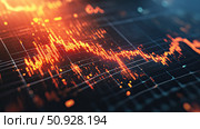 candlestick dissolving stock chart ai generated. Стоковое AI-изображение, AI-художник Vectorwin / Фотобанк Лори