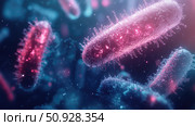 biosensors scanning bacteria ai generated. Стоковое AI-изображение, AI-художник Vectorwin / Фотобанк Лори