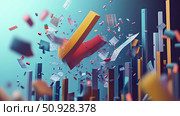 insolvency collapsing financial report ai generated. Стоковое AI-изображение, AI-художник Vectorwin / Фотобанк Лори