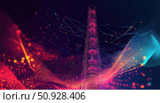 transmission oscillating signal tower ai generated. Стоковое AI-изображение, AI-художник Vectorwin / Фотобанк Лори