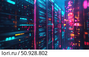 throughput glitch-transitioning data server ai generated. Стоковое AI-изображение, AI-художник Vectorwin / Фотобанк Лори