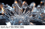snowflake absorbing ice crystal ai generated. Стоковое AI-изображение, AI-художник Vectorwin / Фотобанк Лори