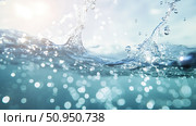 seltzer water with bubbles ai generated. Стоковое AI-изображение, AI-художник Vectorwin / Фотобанк Лори