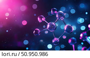 microscopy blinking molecule ai generated. Стоковое AI-изображение, AI-художник Vectorwin / Фотобанк Лори