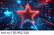 radiation layering star ai generated. Стоковое AI-изображение, AI-художник Vectorwin / Фотобанк Лори