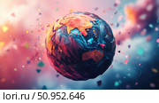 streams flowing planet ai generated. Стоковое AI-изображение, AI-художник Vectorwin / Фотобанк Лори