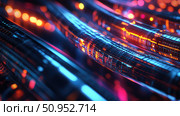 interference glitch-transitioning cable ai generated. Стоковое AI-изображение, AI-художник Vectorwin / Фотобанк Лори