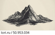 eruption emitting mountain ai generated. Стоковое AI-изображение, AI-художник Vectorwin / Фотобанк Лори