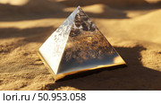 vibration emitting pyramid ai generated. Стоковое AI-изображение, AI-художник Vectorwin / Фотобанк Лори