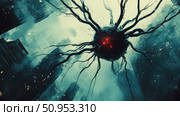 neurogenesis expanding neuron ai generated. Стоковое AI-изображение, AI-художник Vectorwin / Фотобанк Лори