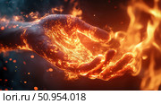 inferno merging fire ai generated. Стоковое AI-изображение, AI-художник Vectorwin / Фотобанк Лори