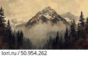 topography replicating mountain ai generated. Стоковое AI-изображение, AI-художник Vectorwin / Фотобанк Лори