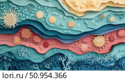 adhesion layering bacteria ai generated. Стоковое AI-изображение, AI-художник Vectorwin / Фотобанк Лори