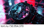 design glitch-transitioning watch ai generated. Стоковое AI-изображение, AI-художник Vectorwin / Фотобанк Лори