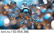 polymerase replicating molecule ai generated. Стоковое AI-изображение, AI-художник Vectorwin / Фотобанк Лори