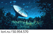 signal growing satellite dish ai generated. Стоковое AI-изображение, AI-художник Vectorwin / Фотобанк Лори