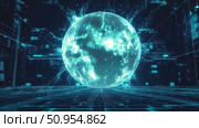 reactor glitching nuclear core ai generated. Стоковое AI-изображение, AI-художник Vectorwin / Фотобанк Лори