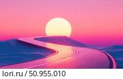 vibration oscillating road ai generated. Стоковое AI-изображение, AI-художник Vectorwin / Фотобанк Лори