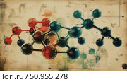 photolysis splitting molecule ai generated. Стоковое AI-изображение, AI-художник Vectorwin / Фотобанк Лори