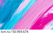 Dynamic abstract brushwork in vibrant fuchsia and turquoise hues, creating a fluid color flow, ideal for artistic banner or modern cover art. Стоковое AI-изображение, AI-художник Данила Большаков / Фотобанк Лори