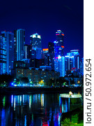 Residential complex on Shelepikhinskaya embankment. Russia. Moscow. 03.08.2025. Редакционное фото, фотограф Ярославский Максим / Фотобанк Лори