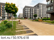 Жилой комплекс на улице инженера Кнорре.  Новая Москва. Стоковое фото, фотограф Игорь Рожков / Фотобанк Лори