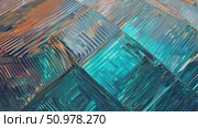 Dynamic abstract patterns reveal iridescent geometric transformations in vibrant hues. Стоковое AI-видео, аниматор Владимир Федоров / Фотобанк Лори