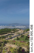 View of Nha Trang from Truc Lam Phung Thuy Son Pagoda. Стоковое видео, видеограф Ольга Хорошунова / Фотобанк Лори