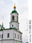 Свято-Троицкая церковь (Троицы Живоначальной и Трех Святителей). Село Юргинское. Тюменская область (2019 год). Стоковое фото, фотограф Александр Тараканов / Фотобанк Лори