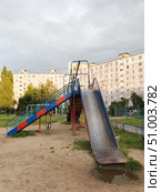 Детская площадка в Восточной Европе, Стоковое фото, фотограф Станислав Симонов / Фотобанк Лори