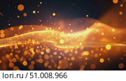 Experience a captivating display of glowing particles moving fluidly, creating an enchanting visual spectacle that captivates the senses. Стоковое AI-видео, аниматор Данила Большаков / Фотобанк Лори