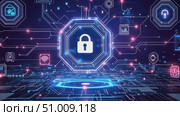 Learn about the innovative cybersecurity strategies used to protect data, focusing on encryption techniques and their implementation in technology. Стоковое AI-видео, аниматор Данила Большаков / Фотобанк Лори