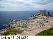 Pedn-Men-Du lookout tower at Sennen Cove. Cornwall. England. GB (2009 год). Стоковое фото, фотограф Сергей Пристяжнюк (Serg Zastavkin) / Фотобанк Лори