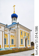 Село Суерка. Церковь во имя преподобного Серафима Саровского. Упоровский район. Тюменская область (2018 год). Стоковое фото, фотограф Александр Тараканов / Фотобанк Лори