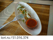 Люля-кебаб из курицы, томатный соус. Стоковое фото, фотограф Руслан Лесков / Фотобанк Лори