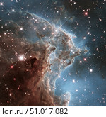 Starforming region NGC 2174, the Monkey Head Nebula. Стоковое фото, фотограф Stocktrek Images, Inc. / ТАСС / Фотобанк Лори