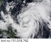 Hurricane Wilma in the Atlantic and Caribbean Stocktrek Images, Inc. Стоковое фото, агентство ТАСС / Фотобанк Лори