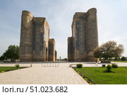 Ak-Saray Palace in Shahrisabz, Uzbekistan (2022 год). Редакционное фото, фотограф Юлия Белоусова / Фотобанк Лори